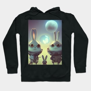 The Bunnies Control the Moon Hoodie